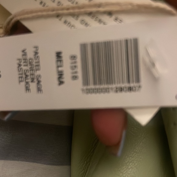 Brand New with Tags, Pastel Green leather look material - Picture 6 of 6